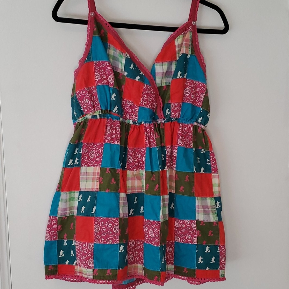 Patchwork Disney Parks Sleep Blouse